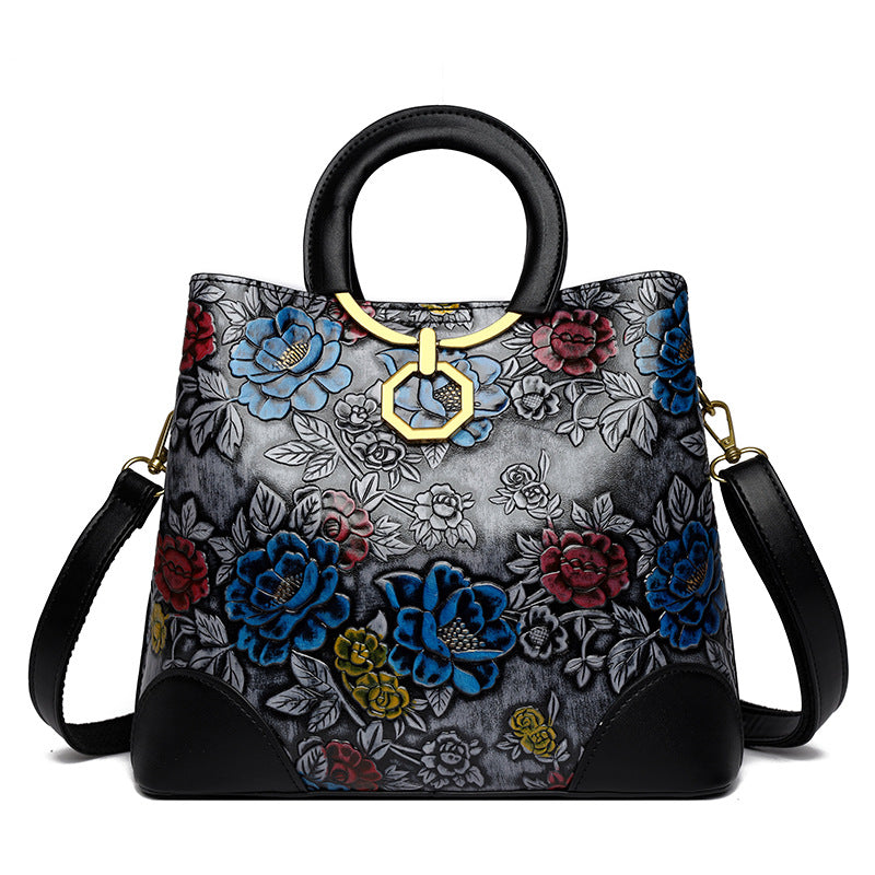 Pretty Glamorous Women's Embossed Road Fashion Handbags