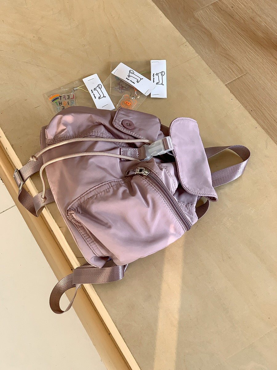 Drawstring Trendy Korean Style College Class Backpacks