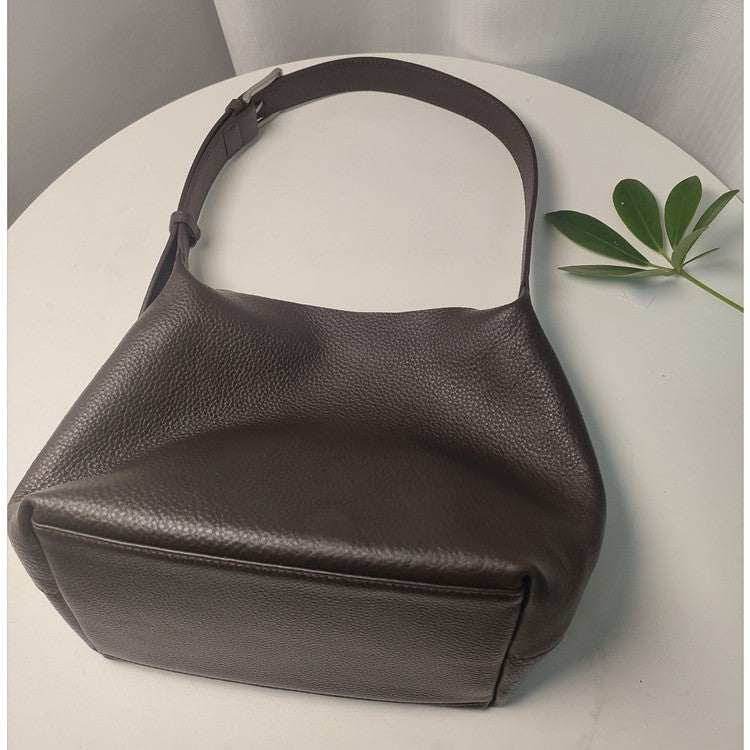 Women's Cowhide Vintage Genuine Leather Leisure Commute Shoulder Bags