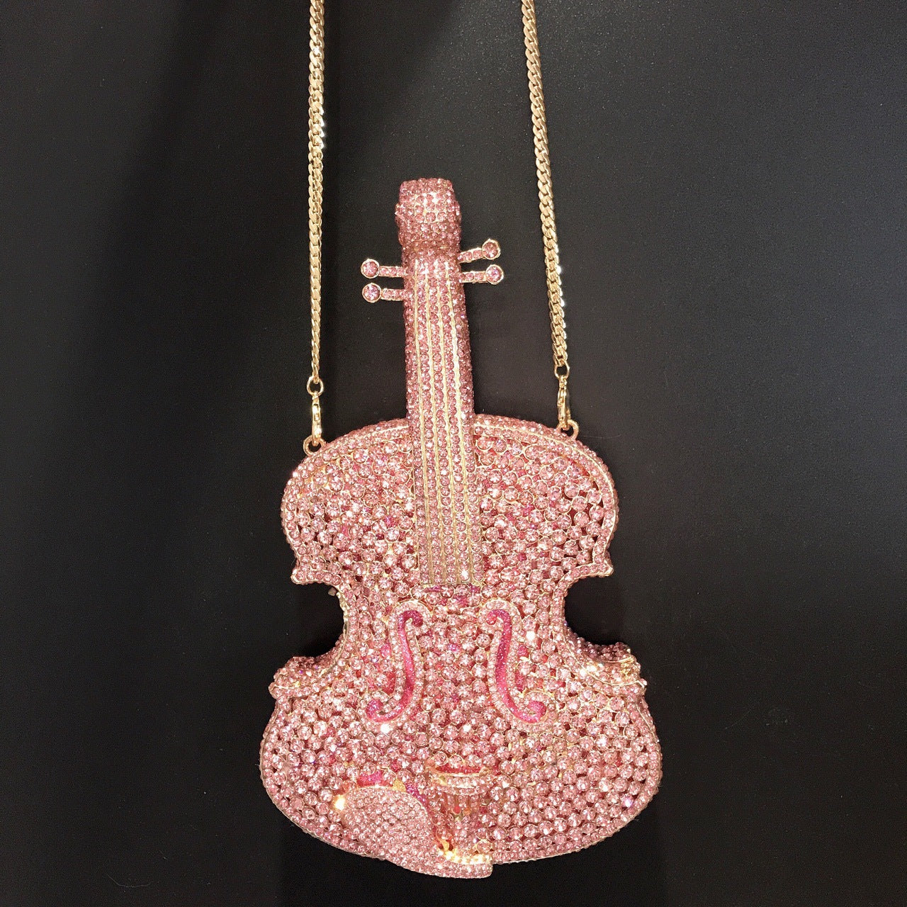Selection Of Violin Diamond Banquet Rhinestone Evening Bags
