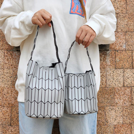 Women's Original Fashion Stitching Diamond Pattern Geometric Shoulder Bags