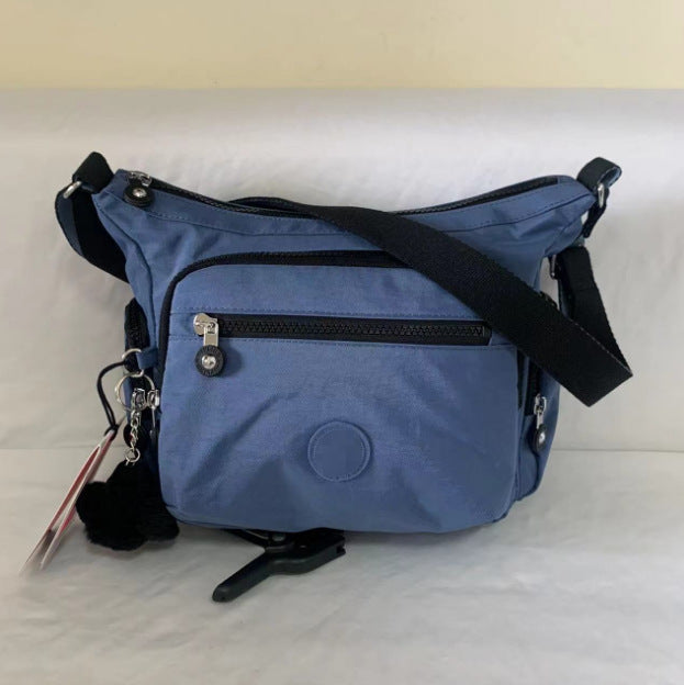 Spring Monkey Mesh Purple Series Nylon Crossbody Bags