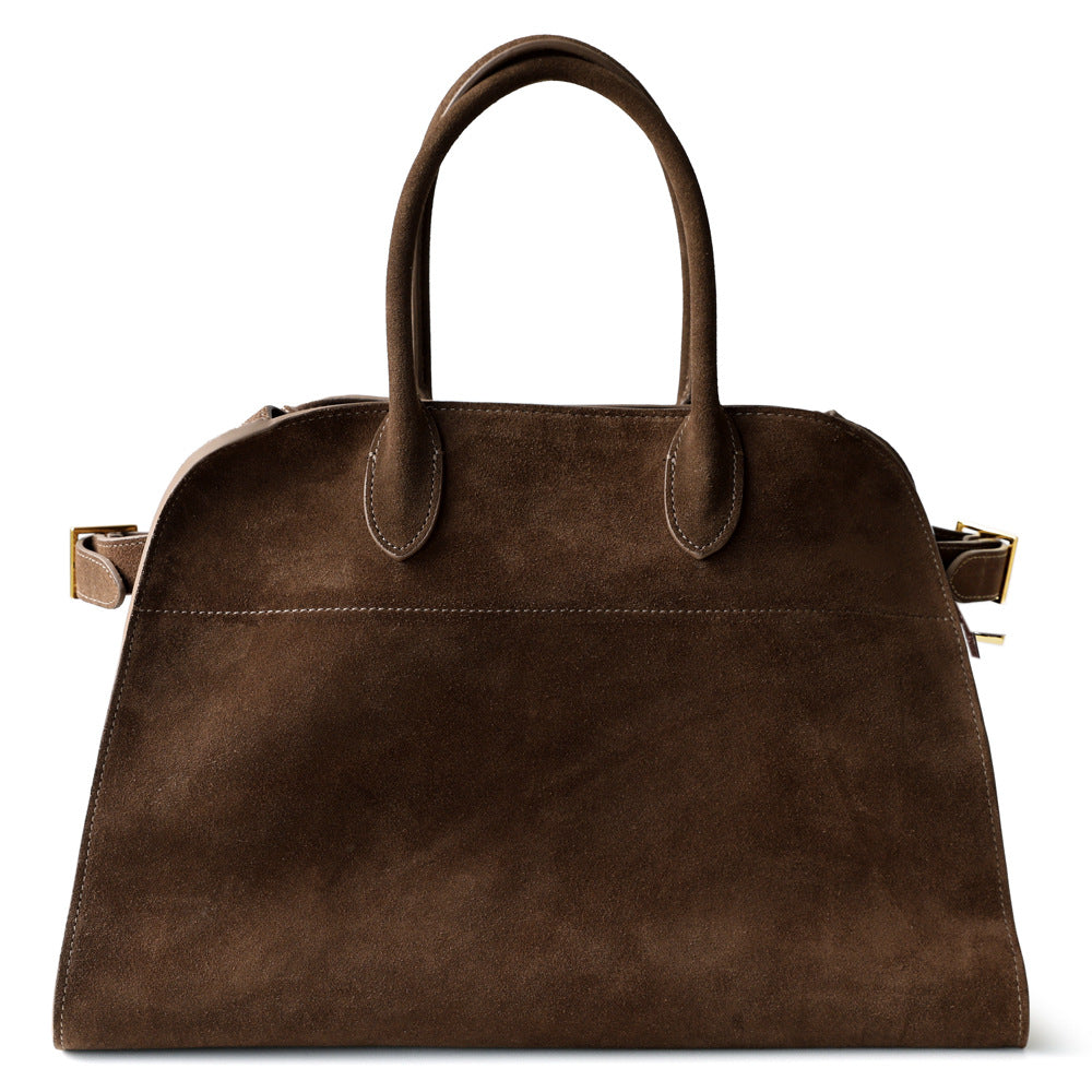 Women's Cowhide Leather Large Capacity Computer Handbags