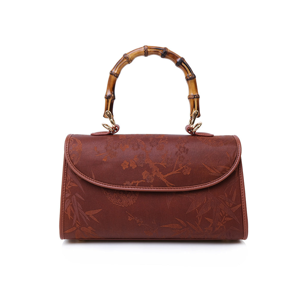 Women's Yarn National Style Mother Bamboo Crossbody Bags