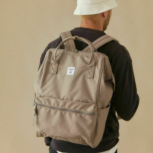 Men's Glamorous Black Gold Fashion Frame Backpacks