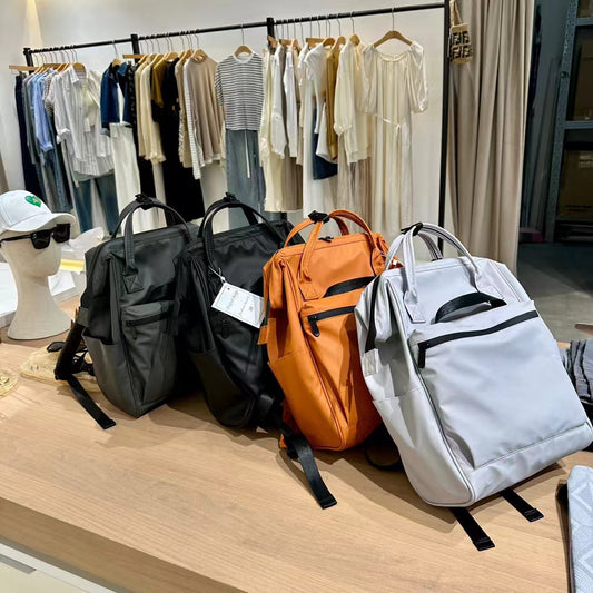 Korean Style Fashion Black Waterproof Commuter Business Computer Backpacks