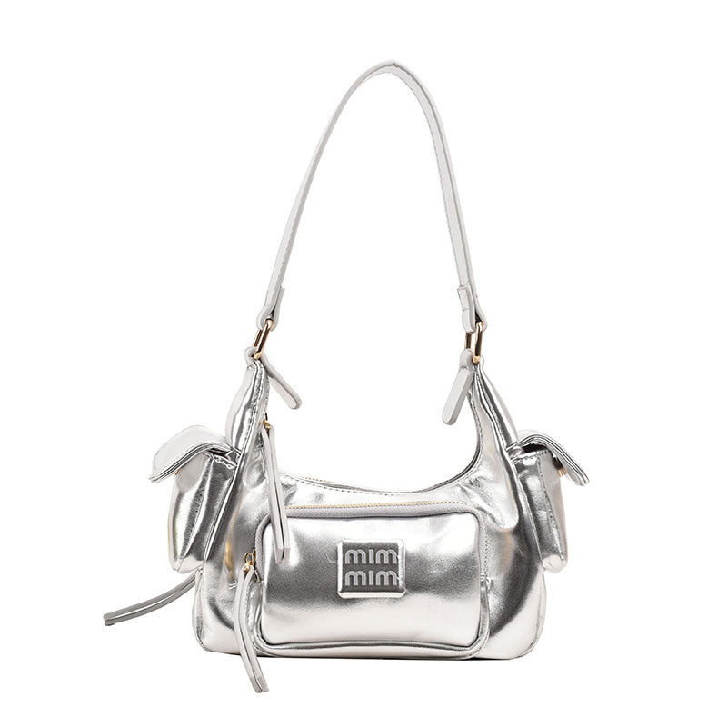 Women's High-grade Large Capacity Motorcycle Underarm Simple Shoulder Bags