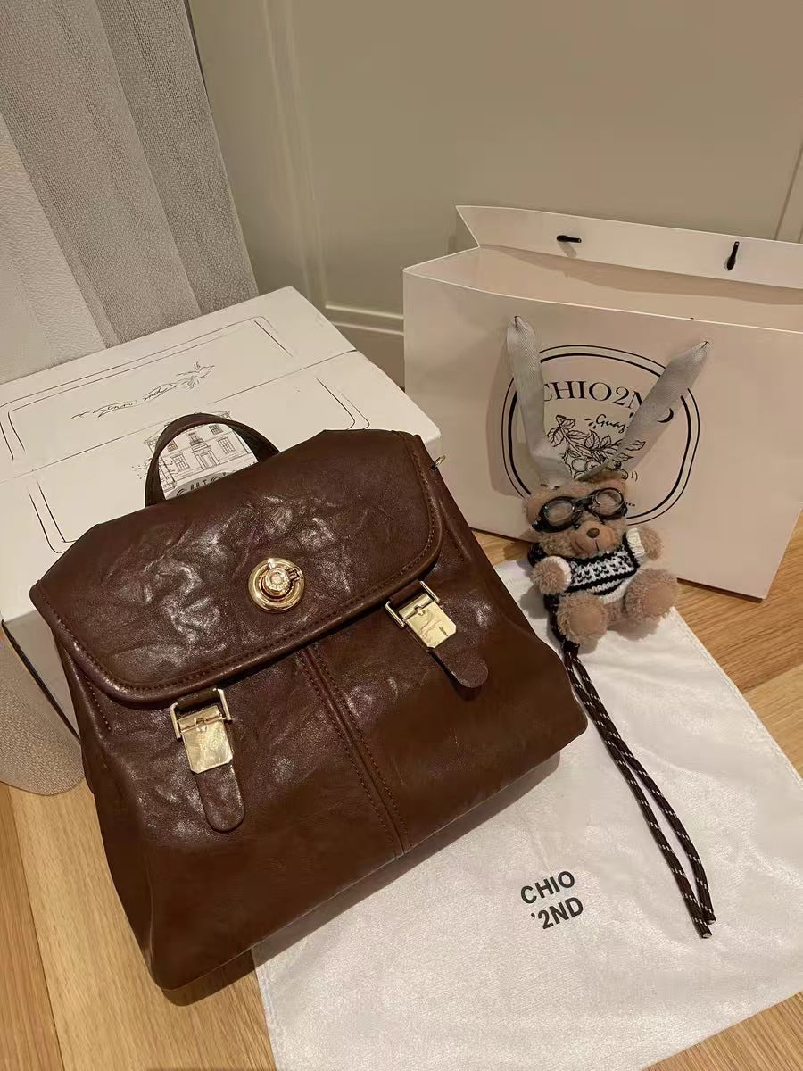 Classy Women's Twilight Gold Retro Brown Bags