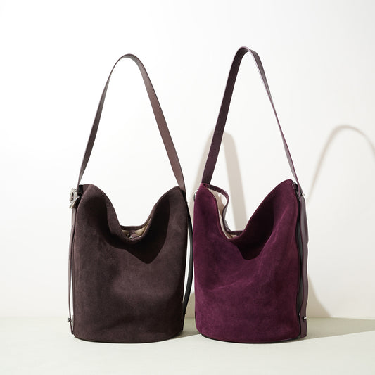 Exquisite Frosted Cowhide Leather Premium Genuine Shoulder Bags