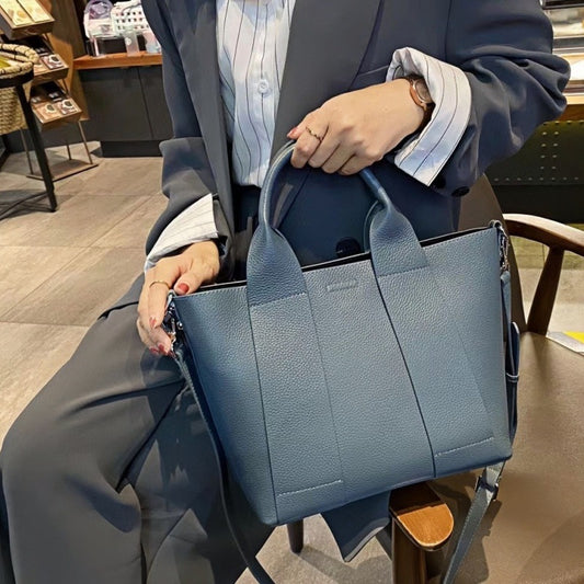 Women's High-grade Cowhide Commuter Fashion Large Capacity Bags