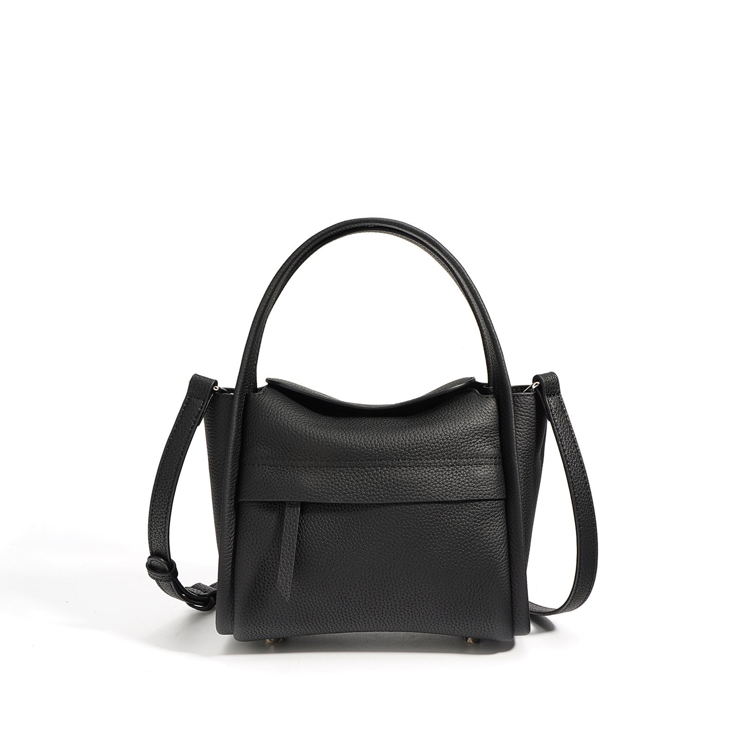 Women's Ingot Vegetable Basket Top Layer Cowhide Crossbody Bags