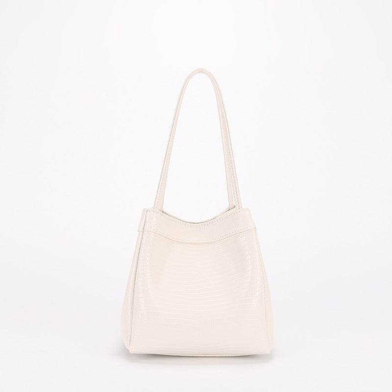 Women's Retro Genuine Leather Simple Fashion Lizard Shoulder Bags