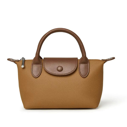 Women's Luxury Dumpling Genuine Leather First Layer Cowhide Large Handbags