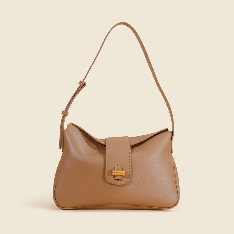 Women's Underarm Texture High-grade Leather Large Capacity Commuter Armpit Bags