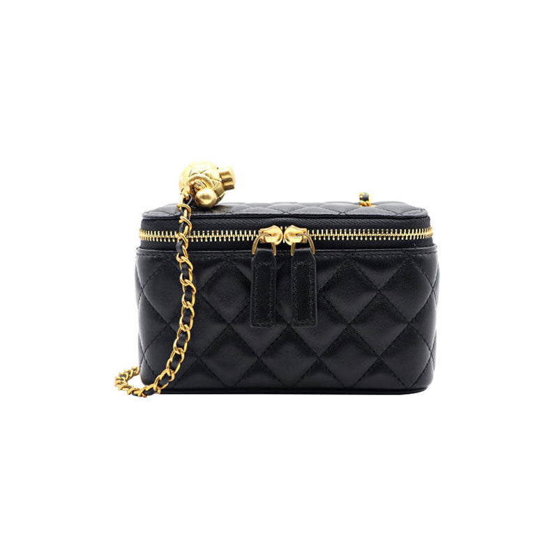 Classic Style Box Golden Ball Diamond Bags