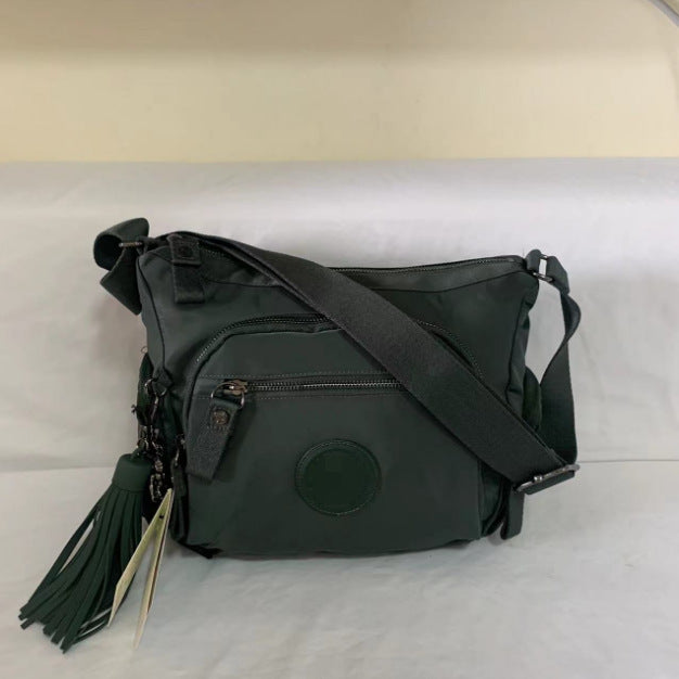 Spring Monkey Mesh Purple Series Nylon Crossbody Bags