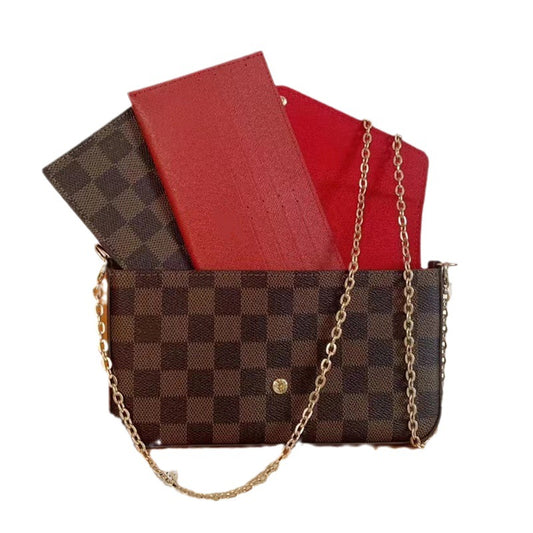 Women's Donkey Presbyopic Three-in-one Chain Genuine Leather Bags