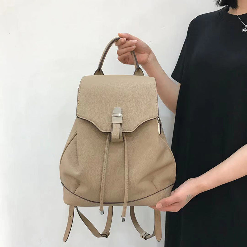 High-grade Large Capacity Portable Soft Leather Bags