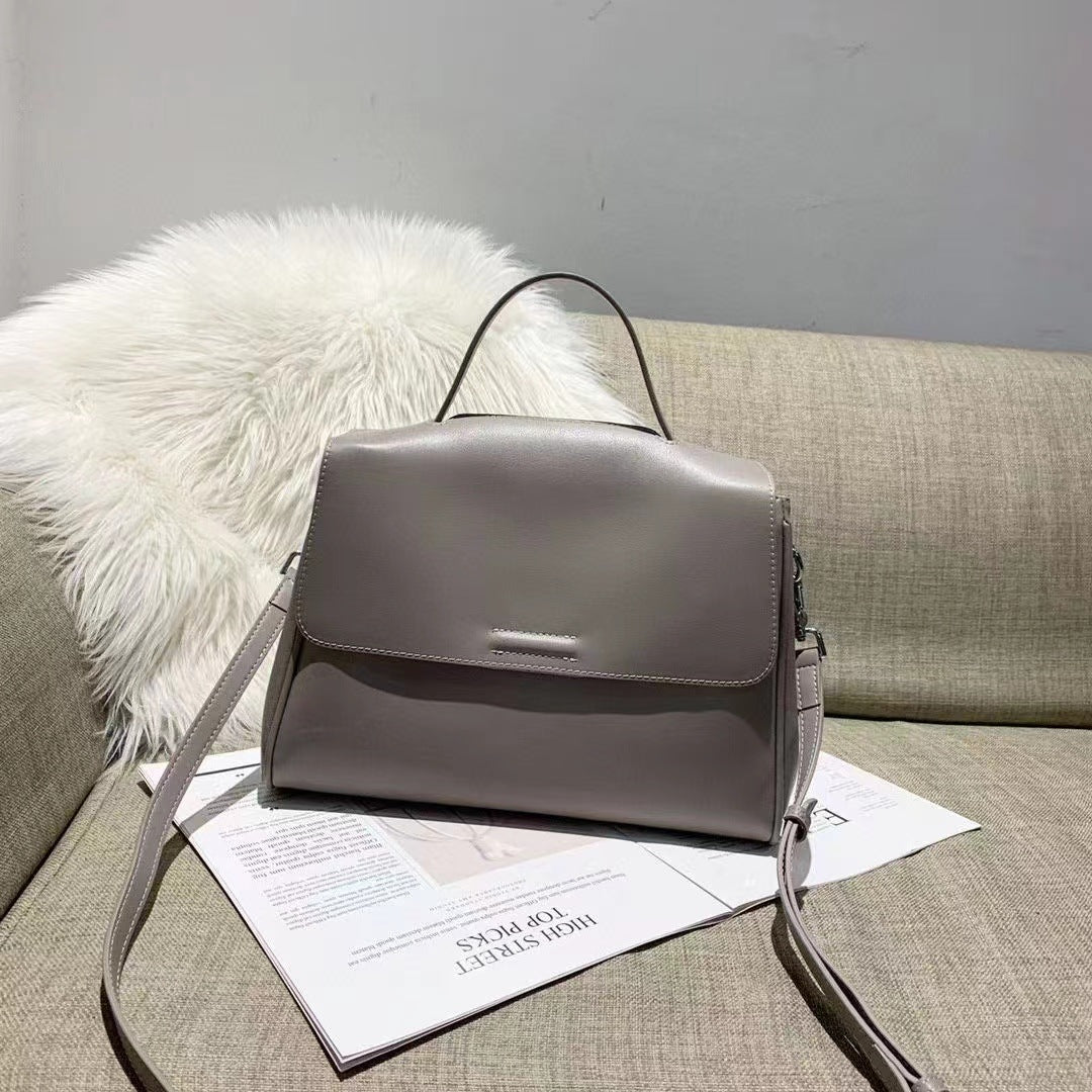 Women's Soft Cowhide Portable Underarm High-grade Leather Handbags
