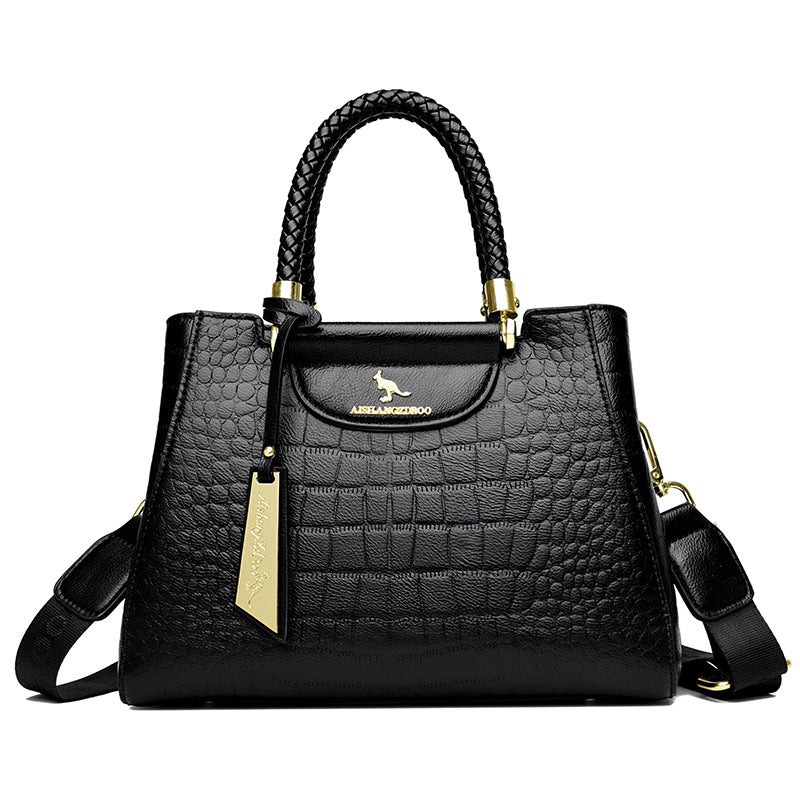 Women's Stylish Retro Stone Pattern Fashionable Bags