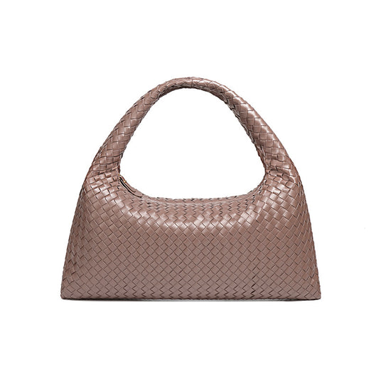 Large Capacity Textured Commuter Hand-woven Simple Handbags