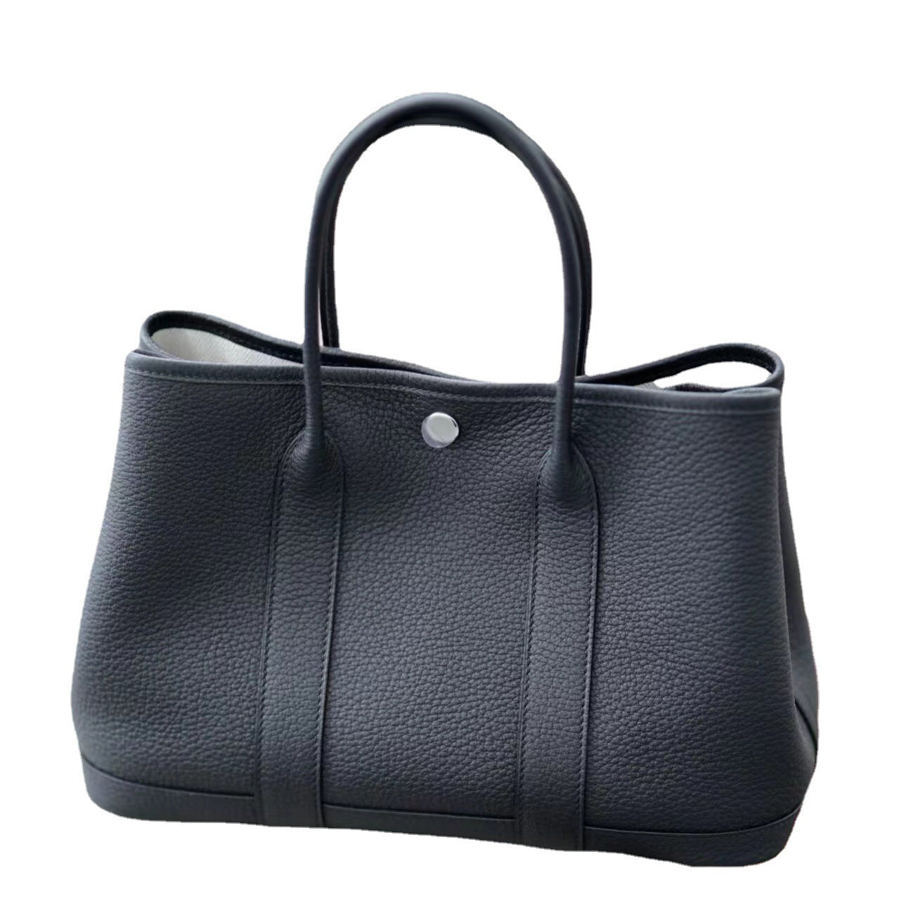 Commuter Canvas Garden Top Layer Cowhide Large Capacity Computer Handbags