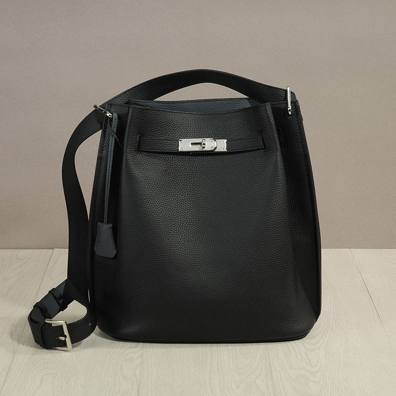 Women's Layer Cowhide Portable Large Capacity Fashion Crossbody Bags
