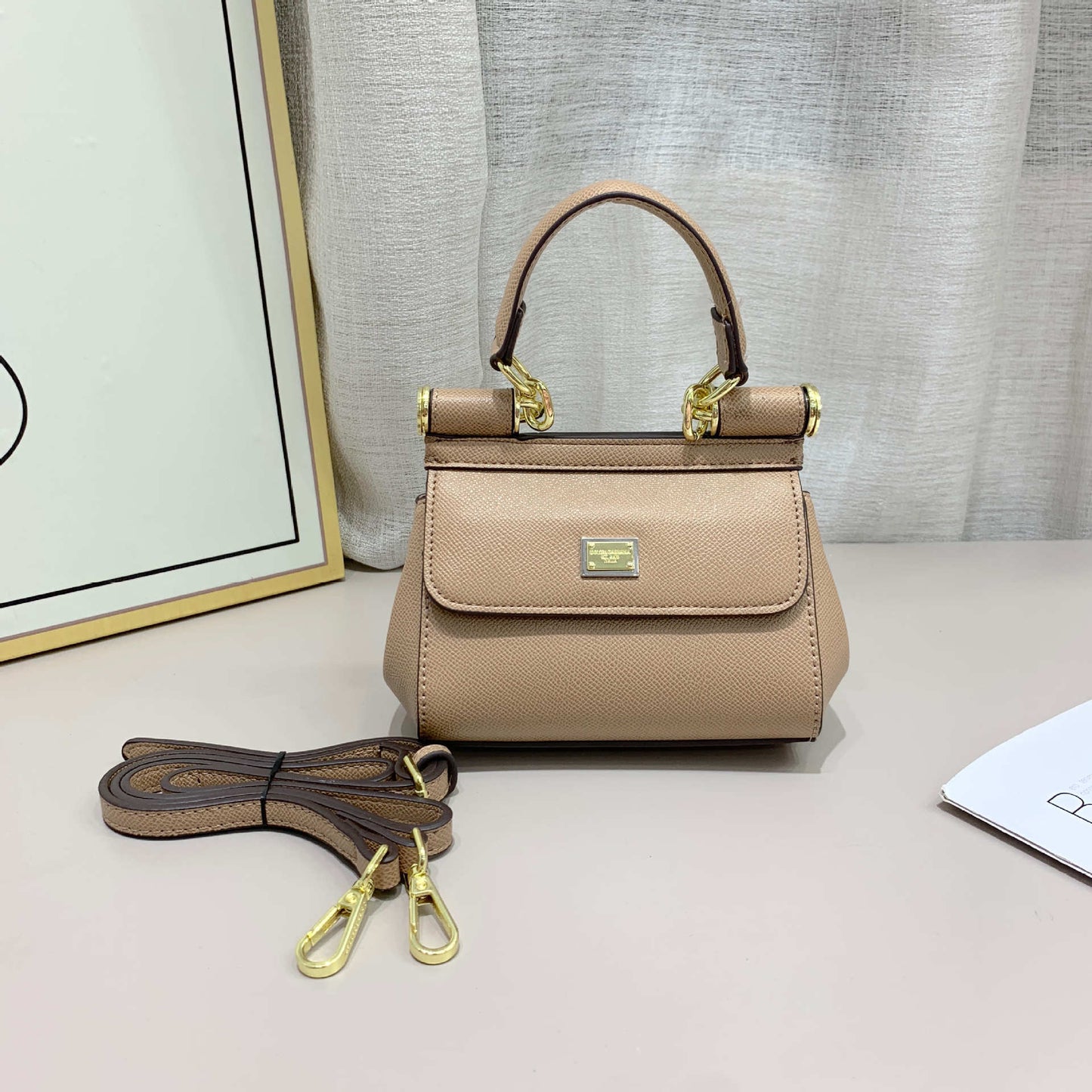 Women's Sicilian Fashion One Genuine Leather Handbags