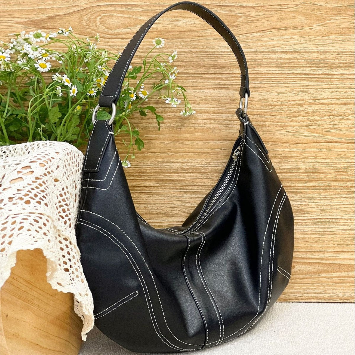 Women's Spring Designer High-grade First Layer Cowhide Shoulder Bags