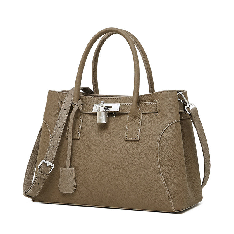 Women's Design Platinum High-grade Leather Large Capacity Crossbody Bags