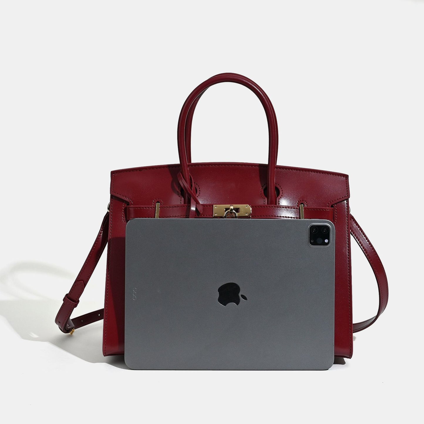 Women's Layer Cowhide Simple Fashion Light Luxury Handbags