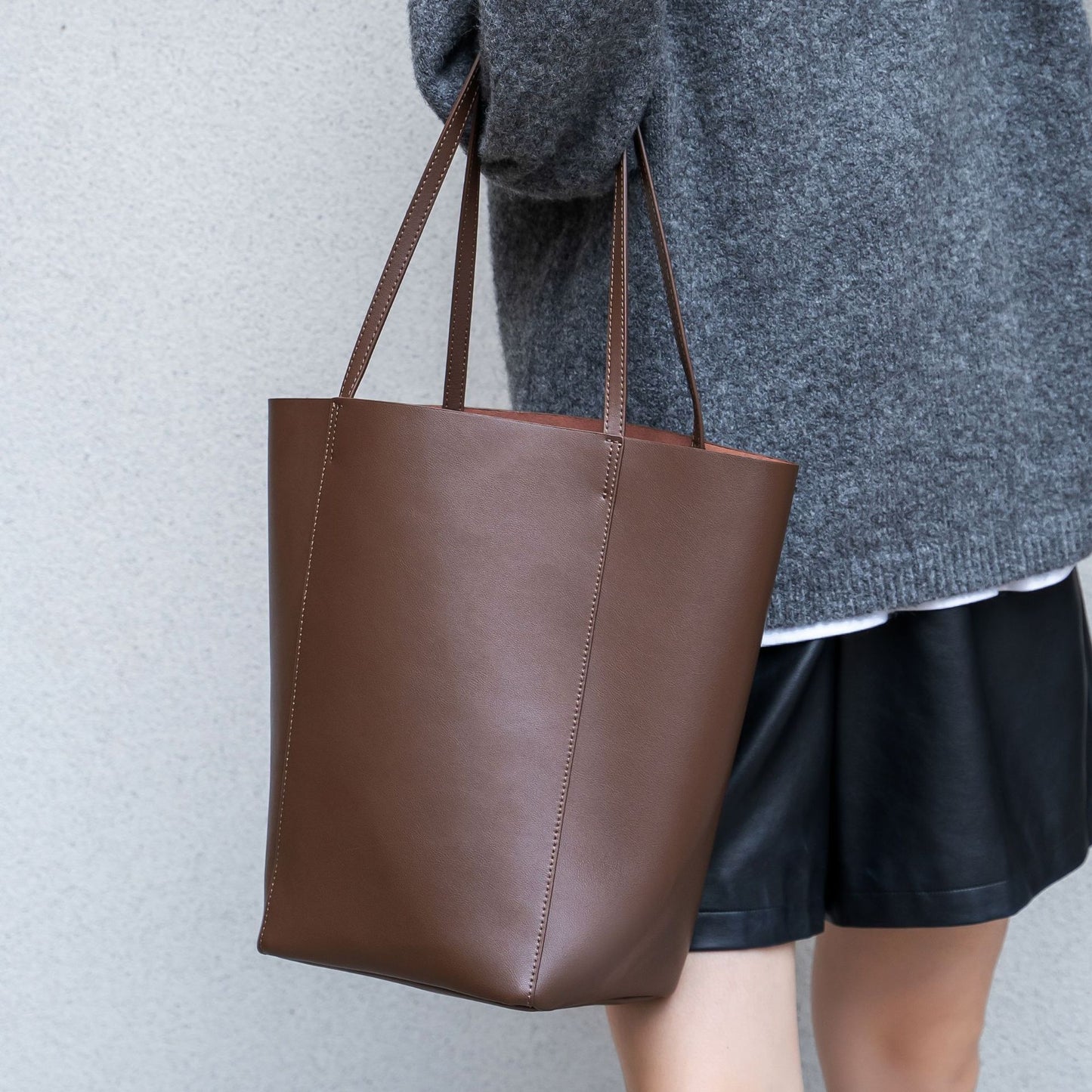 Women's Niche Leather Cowhide High-grade Versatile Large Shoulder Bags