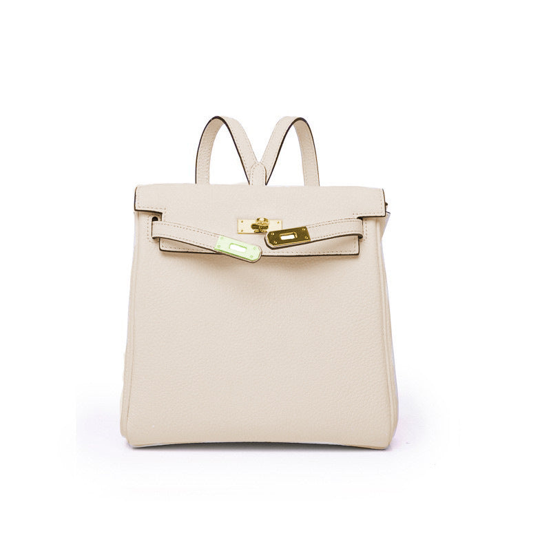 First Layer Cowhide Platinum Leather Market Bags