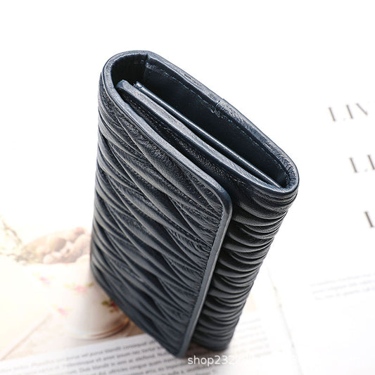 Direct Wholesale Lady's Full Sheepskin Fashion Ladies Wallets