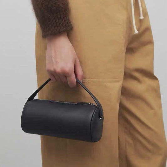 Women's Pencil Mini Cylinder Box Sheepskin Versatile Handbags