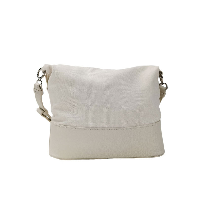 Women's Elegant Stylish Leather Canvas Underarm Crossbody Bags