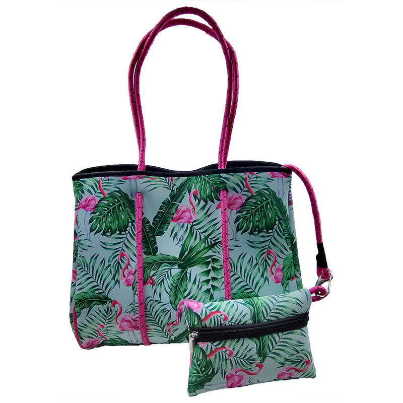 Neoprene Beach Printing Weekend Portable Seaside Handbags