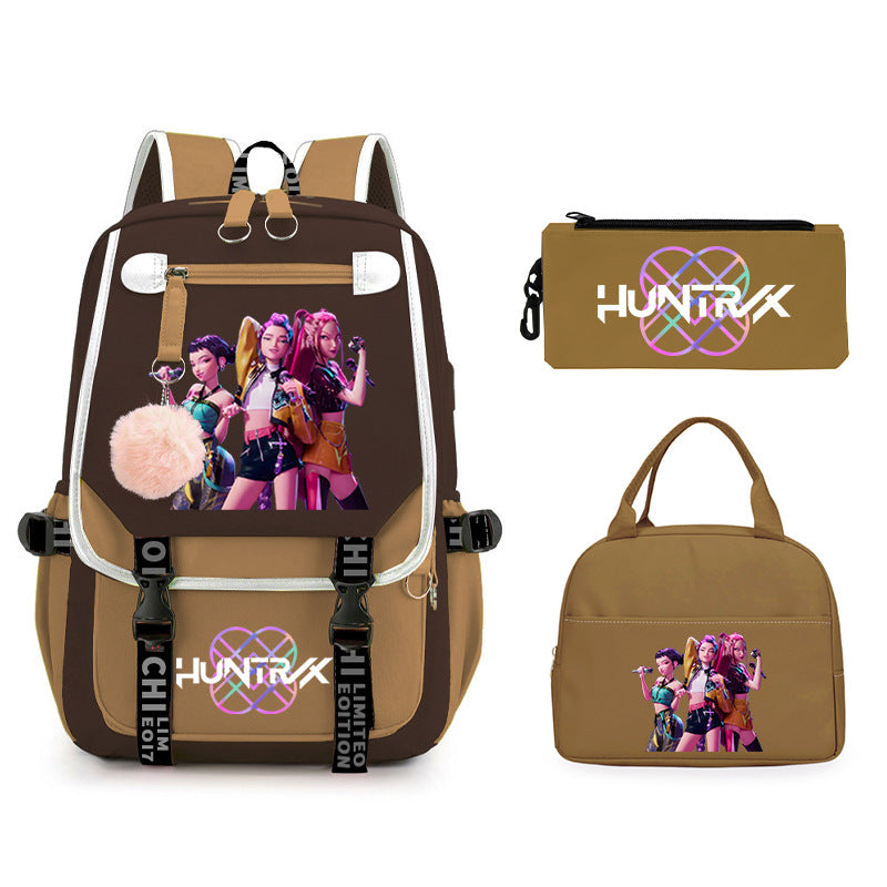 Children's Animation Printing Large Capacity Lightweight Fashion Trend Backpacks