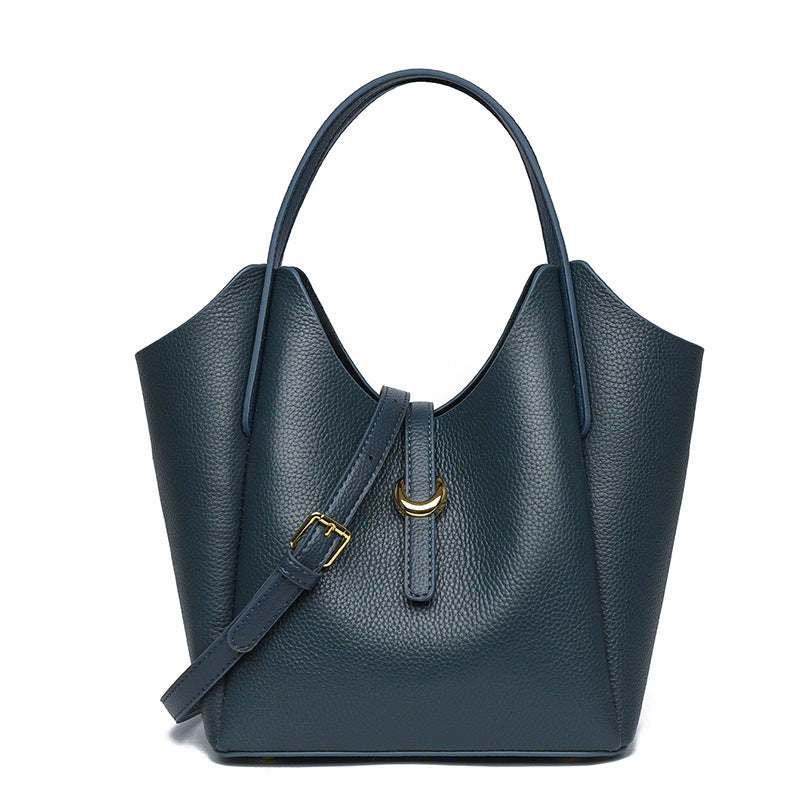 Women's Leather Soft Textured Large Capacity Hand Crossbody Bags