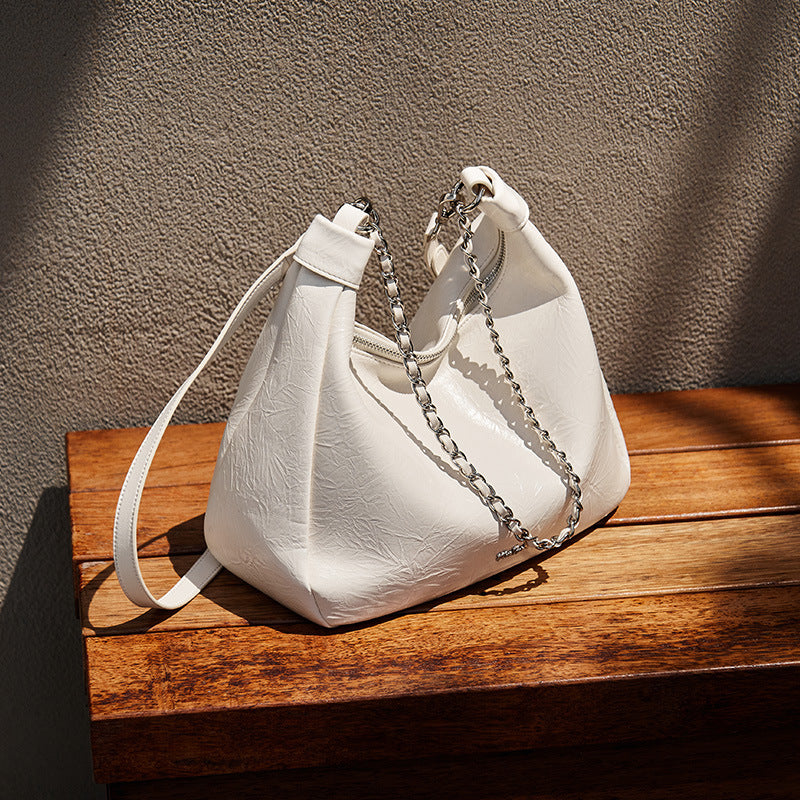 Glamorous Pretty Women's Leather College For Shoulder Bags