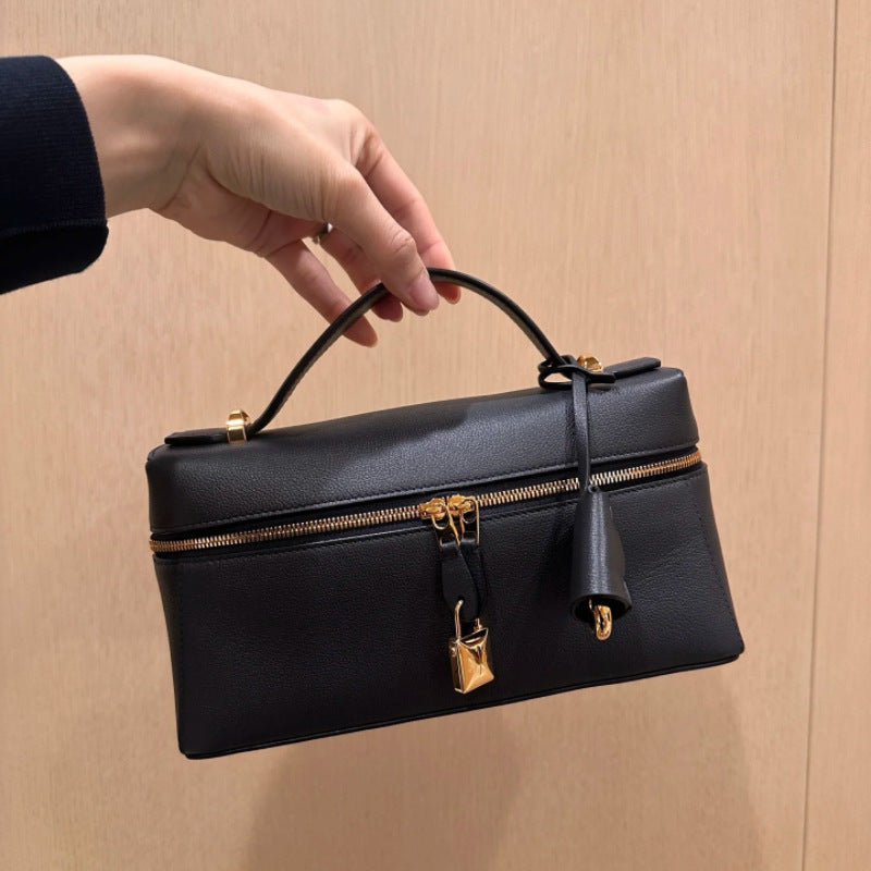 Women's Box High-grade Cowhide Genuine Leather Crossbody Bags