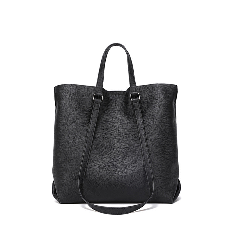 Women's Big Large Capacity Leather Commute Handbags