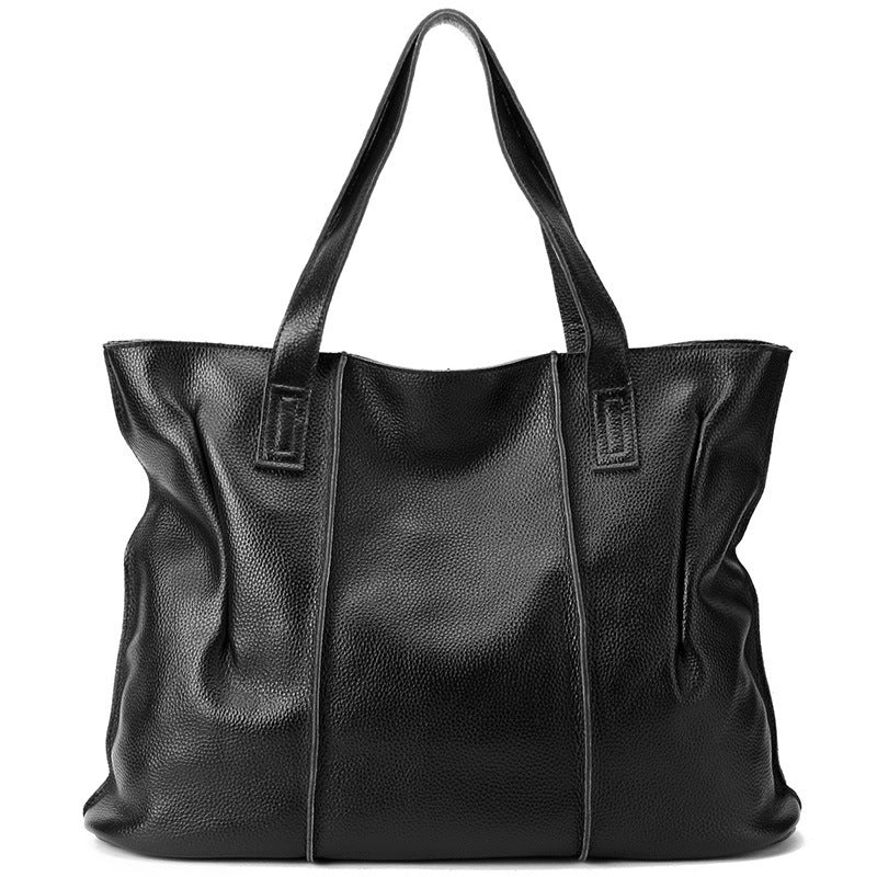 Women's Cowhide Leather Female Large Capacity Genuine Bags