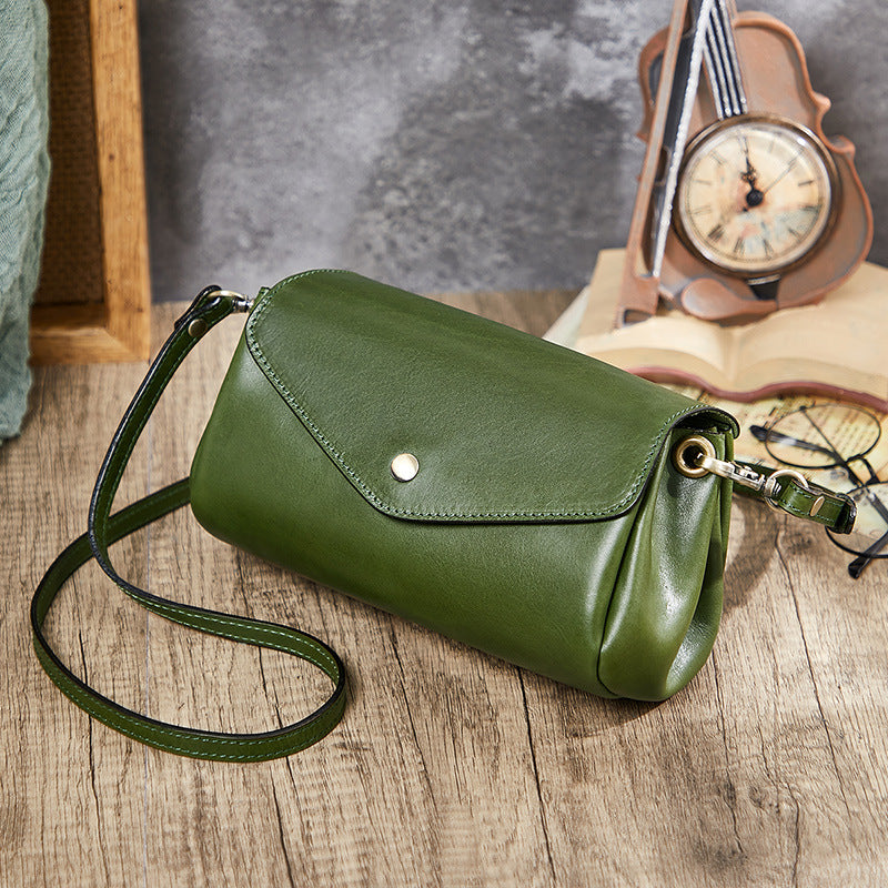 Women's Summer High-grade First Layer Cowhide Handmade Capacity Shoulder Bags