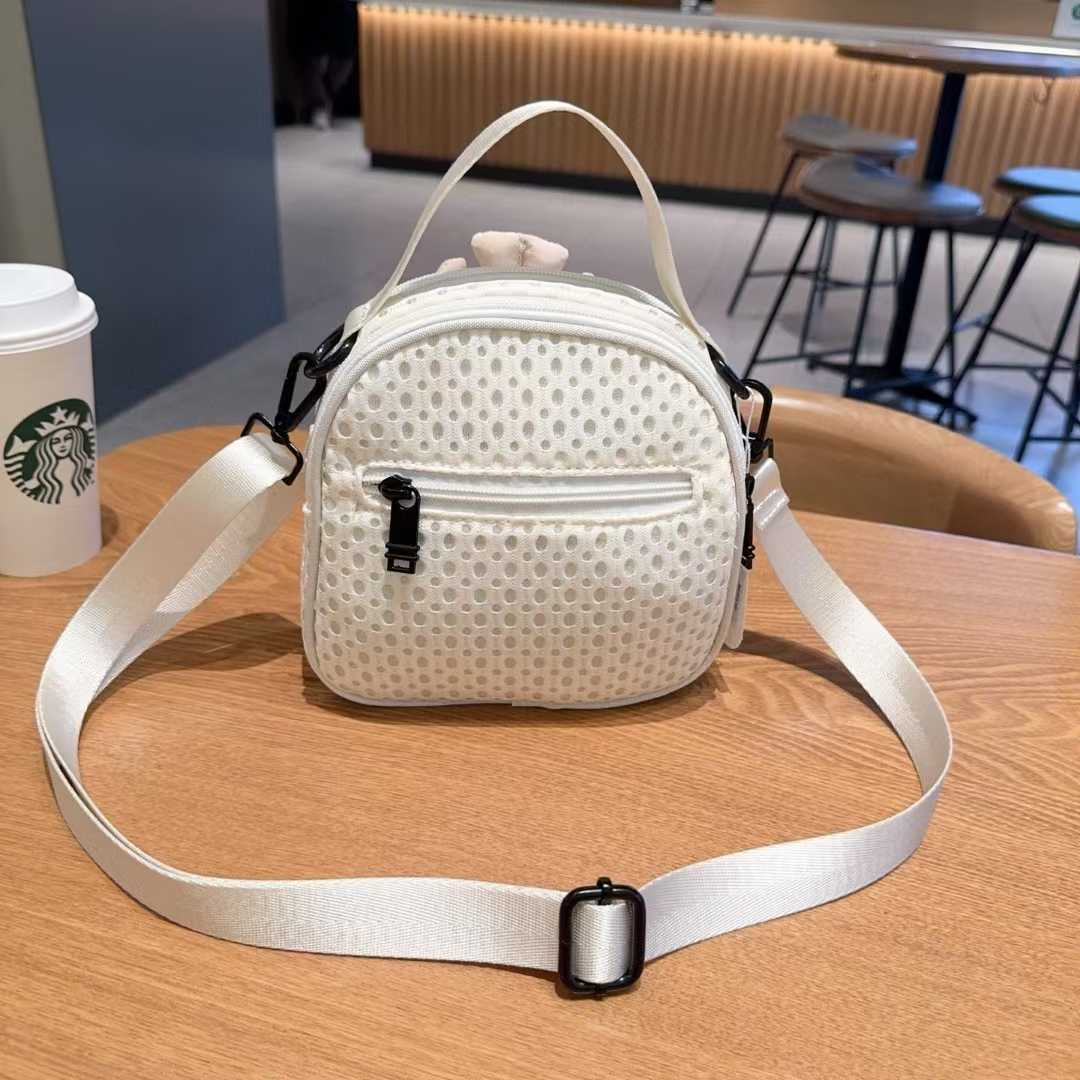 Fashion Pouch Mesh Cute Doll Hand Crossbody Bags