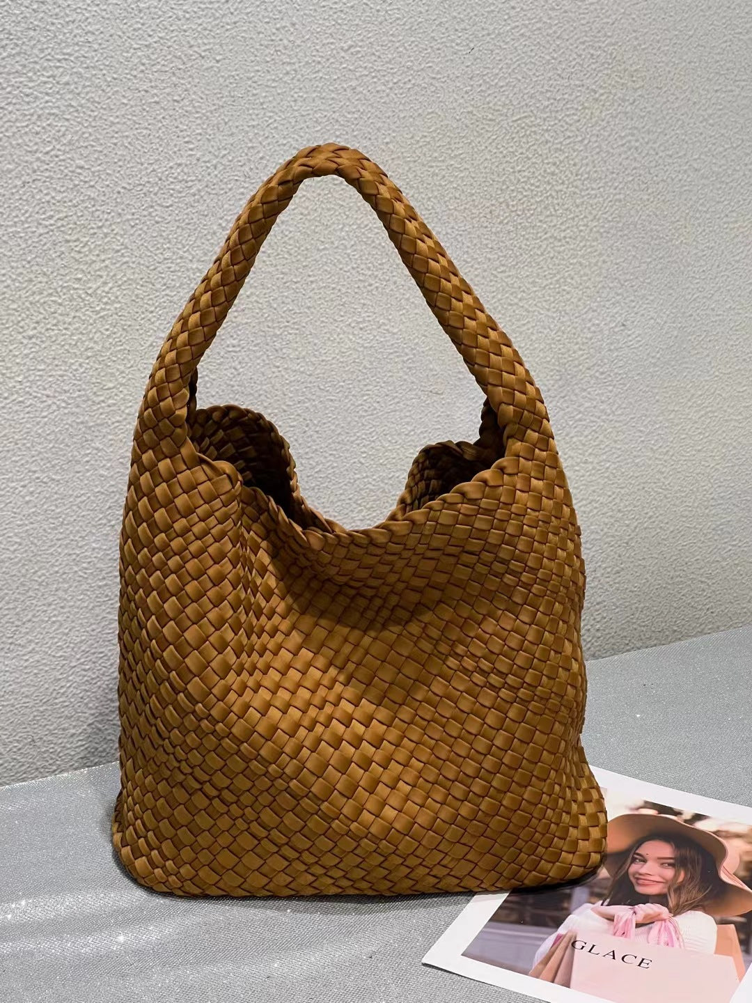 Women's Hand-woven Large Capacity Nylon Mother Chain Bags