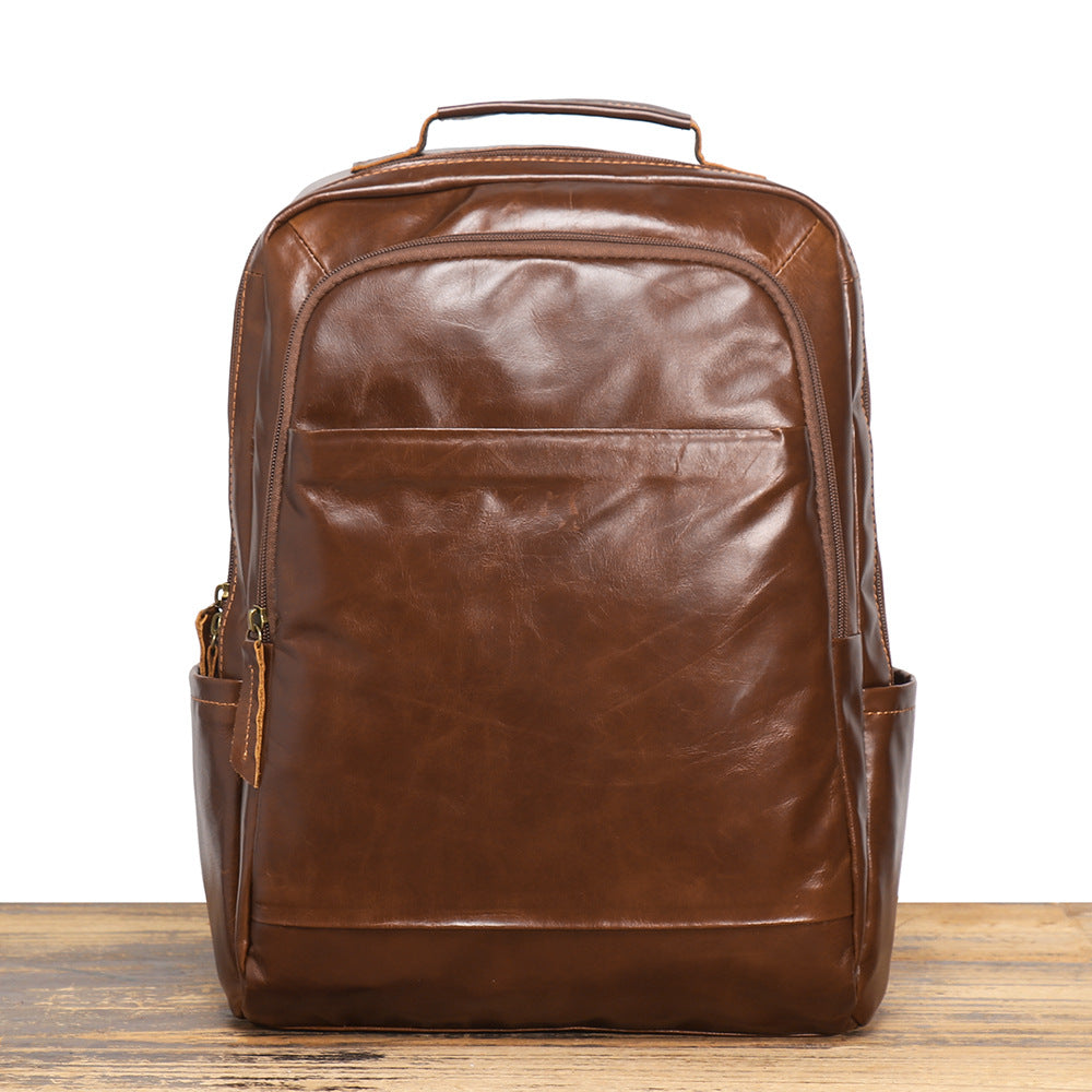 Women's & Men's & Cowhide Large Capacity Computer Handbags