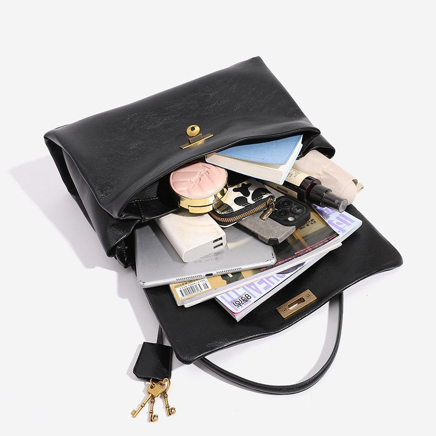 Popular Elegant Women's Portable Kelly Commuter Handbags