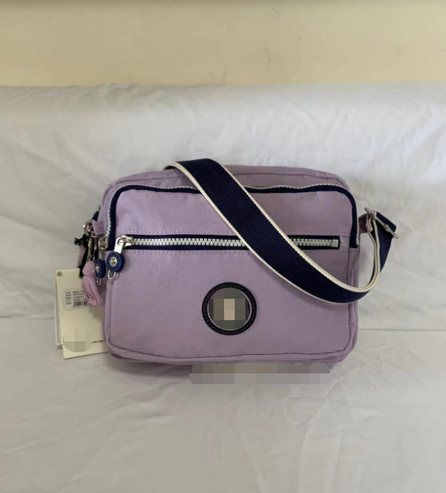 Women's Spring Monkey Urban Simple Nylon Compartment Crossbody Bags