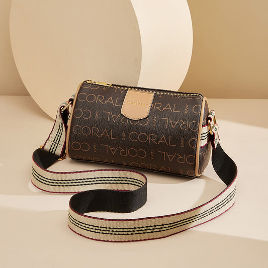Women's Retro Contrast Color Large Capacity Bags